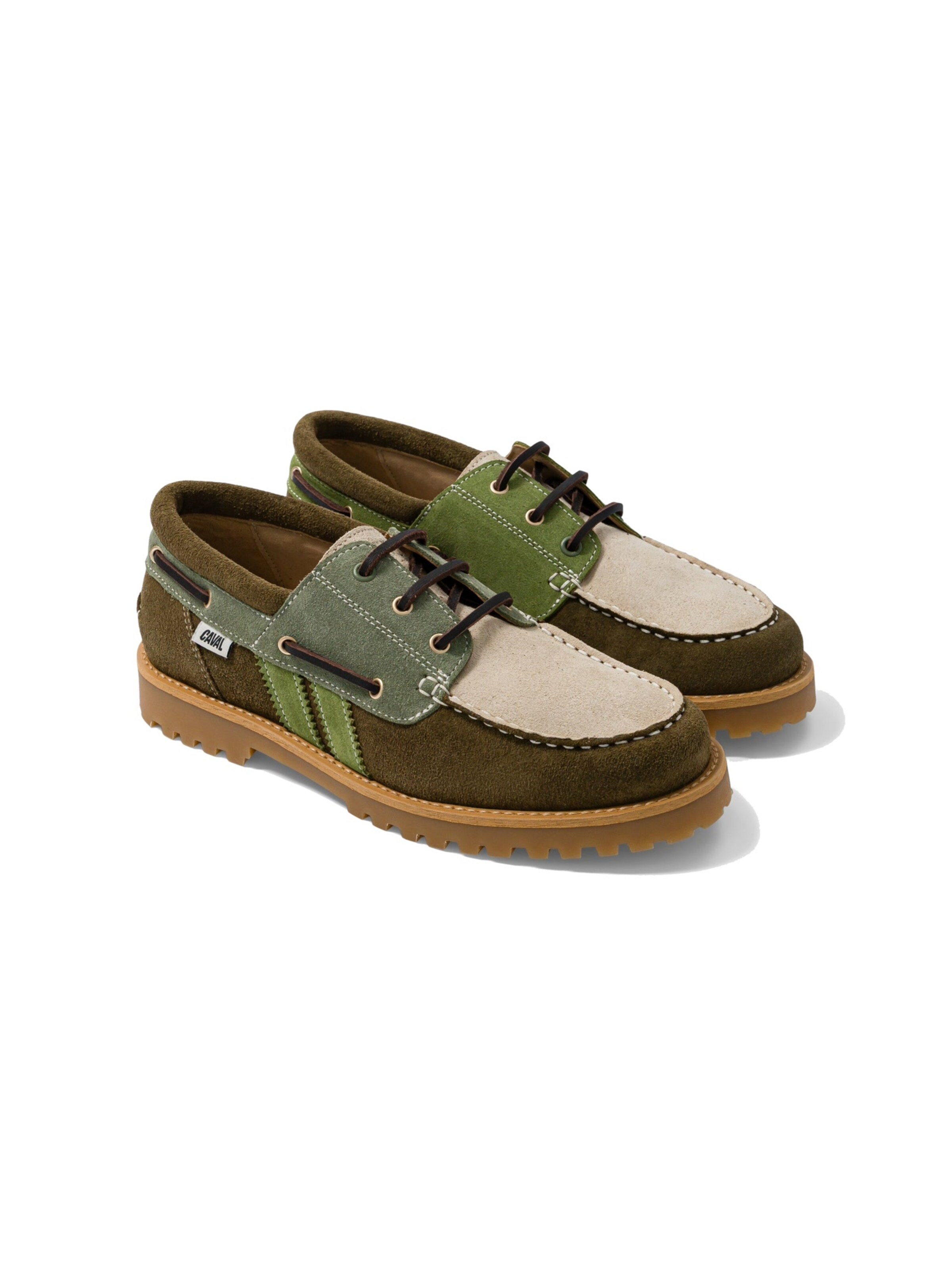 Caval Mocassins in Groen