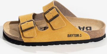 Bayton Pantolette 'Atlas' i gul: framsida