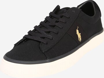 Polo Ralph Lauren Sneakers in Black: front