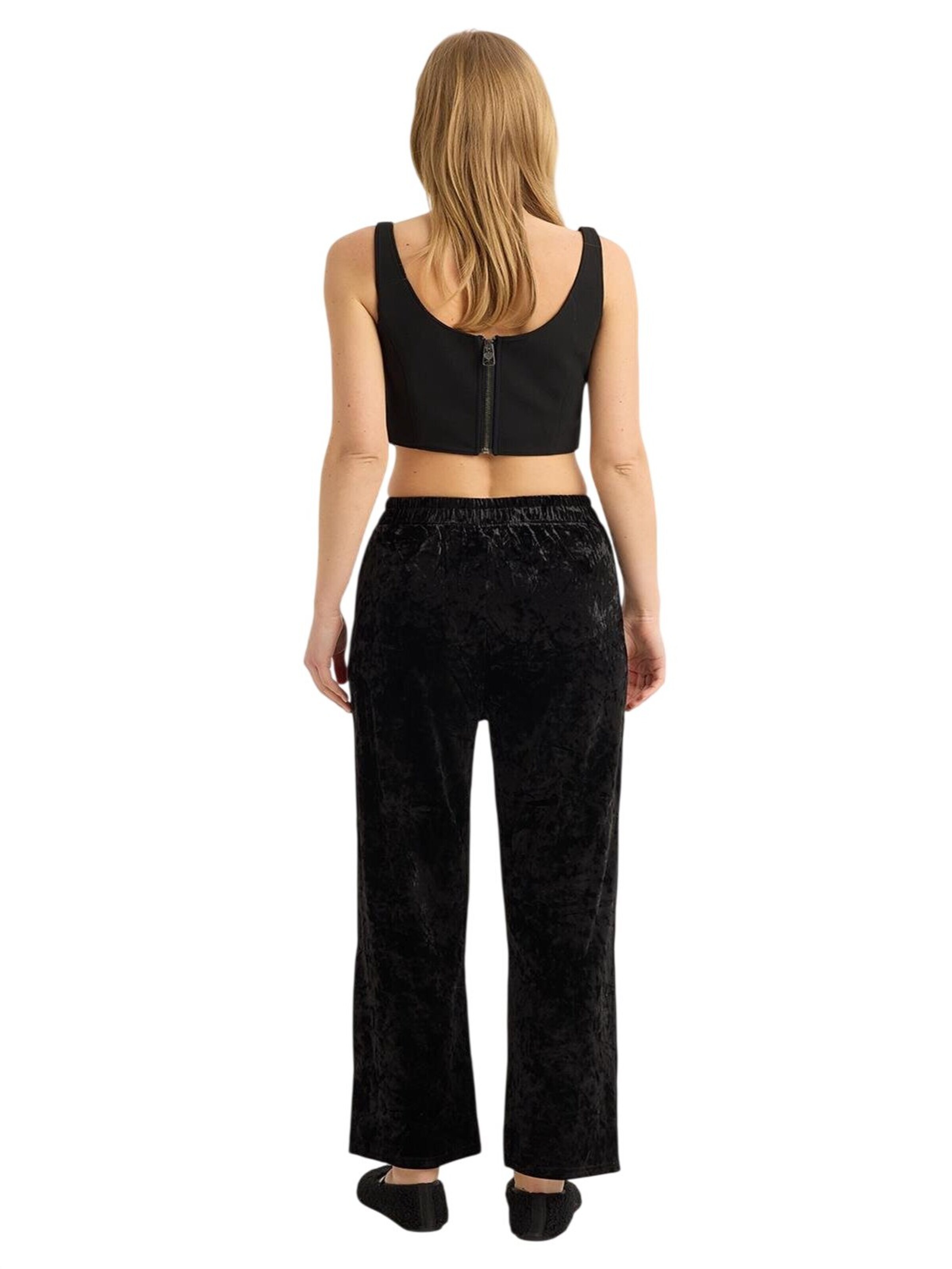 Regular Pantalon HOME STORE en noir