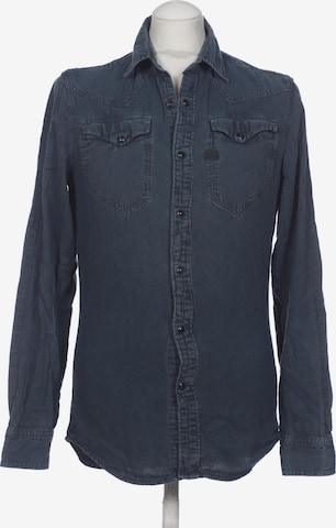 G-Star RAW Button Up Shirt in XS in Blue: front
