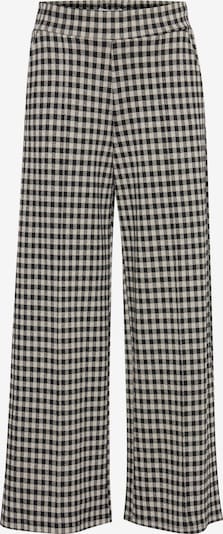 ICHI Bukser med fals 'KATE ' i sort / hvid, Produktvisning