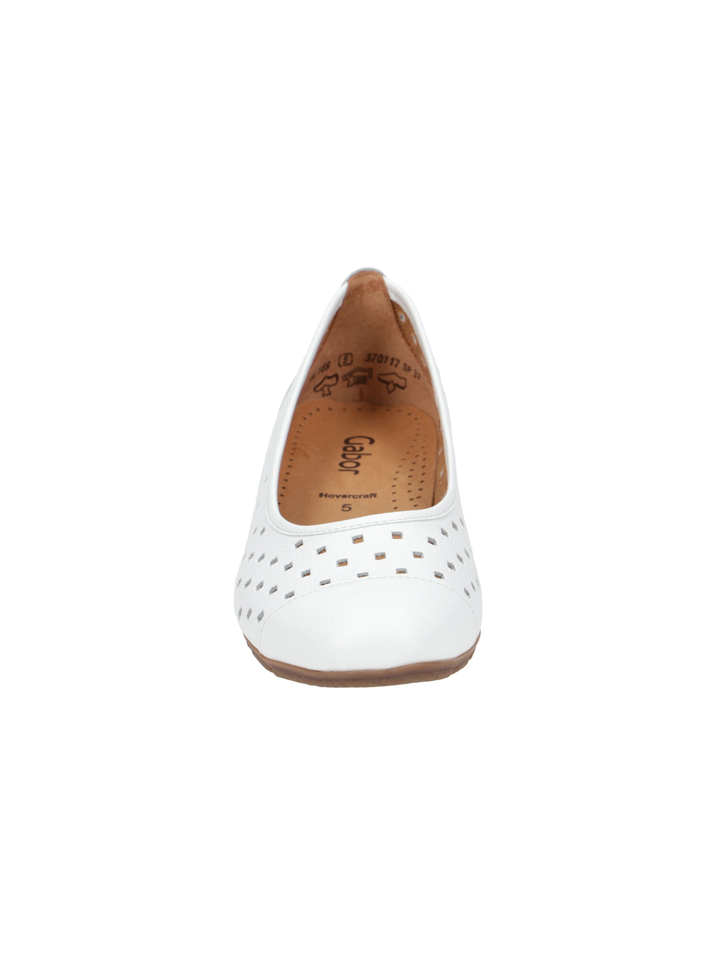 GABOR Ballet Flats in White
