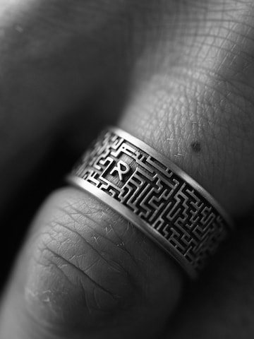 REYTEL Ring 'LABYRINTH' in Zilver