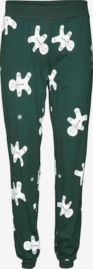 Pantaloni 'Mille Christmas' Noisy may pe verde închis / alb, Vizualizare produs