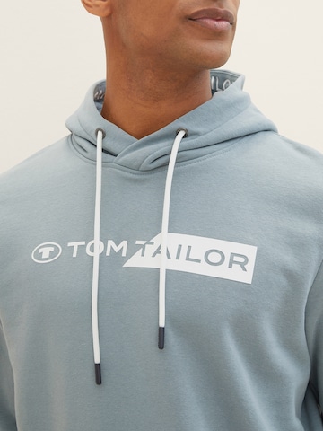 TOM TAILOR كنزة رياضية بلون أزرق