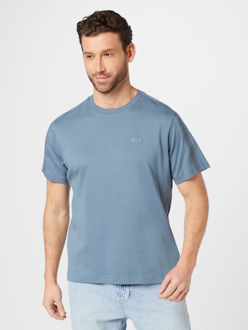 Calvin Klein قميص بلون أزرق: الأمام