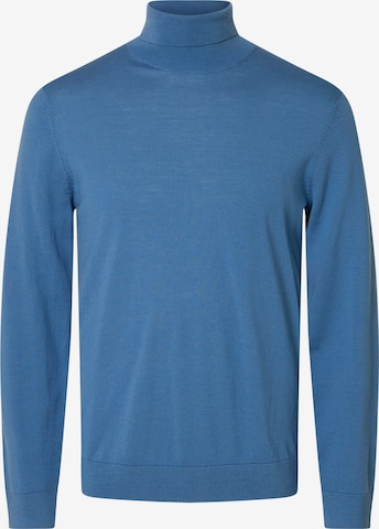 Pull-over 'SLHTray' SELECTED en bleu : devant