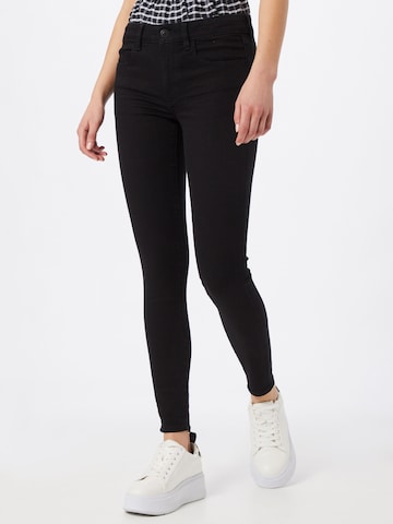 American Eagle Skinny Jeans in Schwarz: predná strana