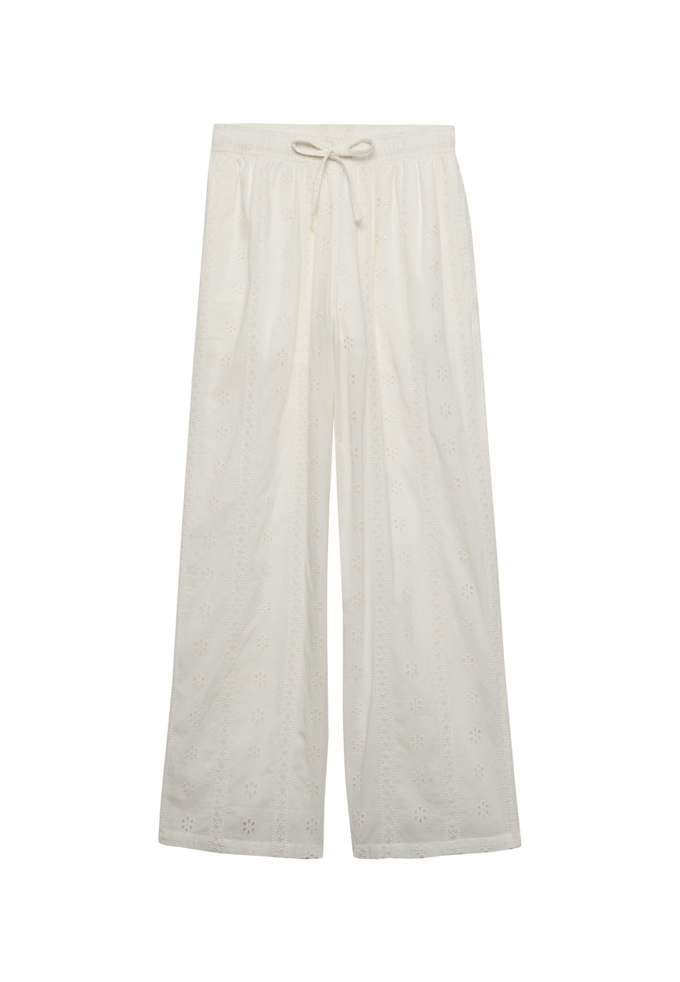 Pantalon Superdry & Co en blanc : devant