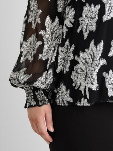 Camicia da donna 'Fina' di Guido Maria Kretschmer Curvy in nero