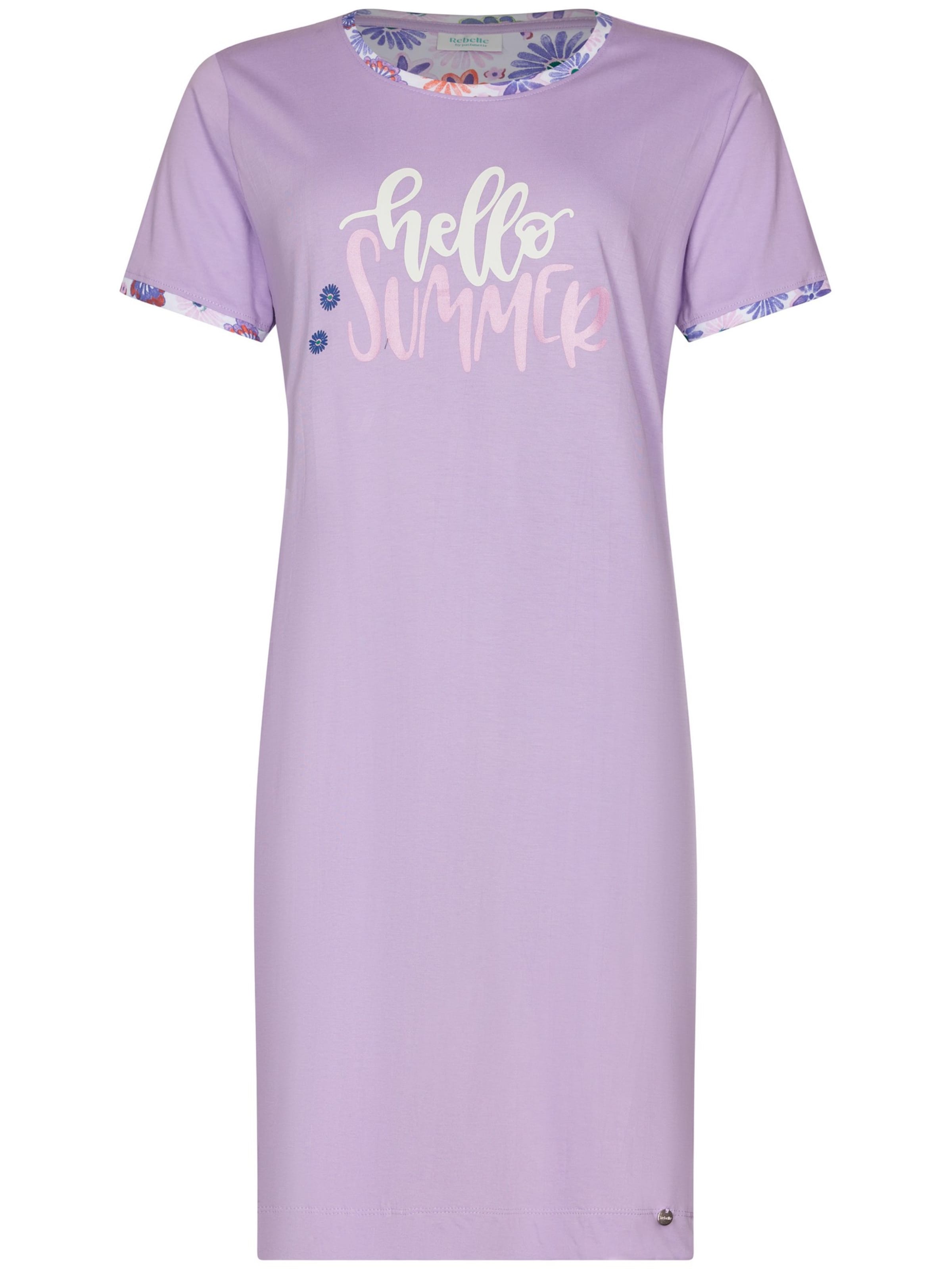 Rebelle Nachthemd‌ in Lila: Vorderseite