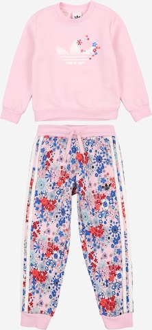 ADIDAS ORIGINALS Joggingová souprava 'Adidas Originals x Liberty London' – pink: přední strana