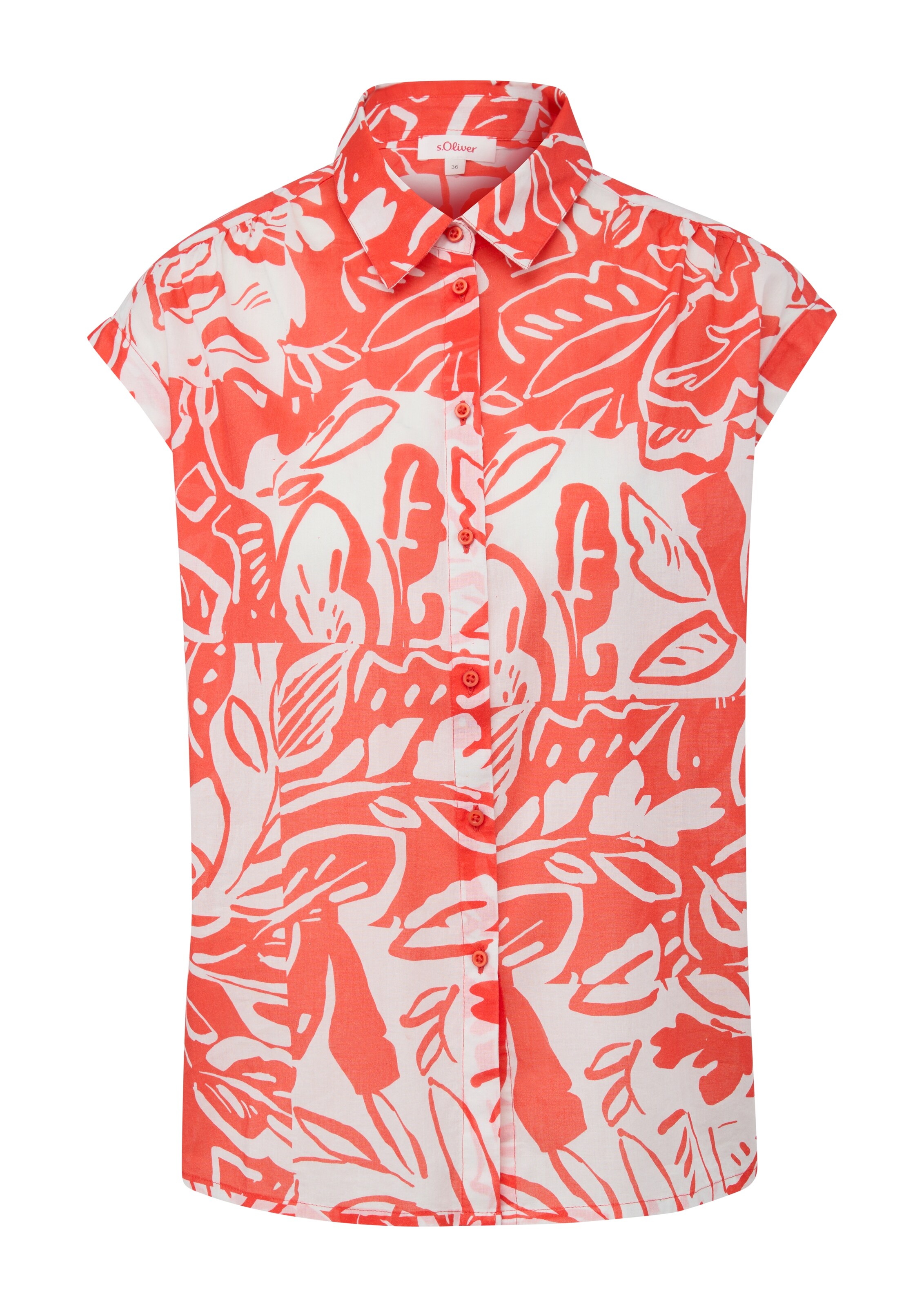 s.Oliver Bluse in Orange: Vorderseite