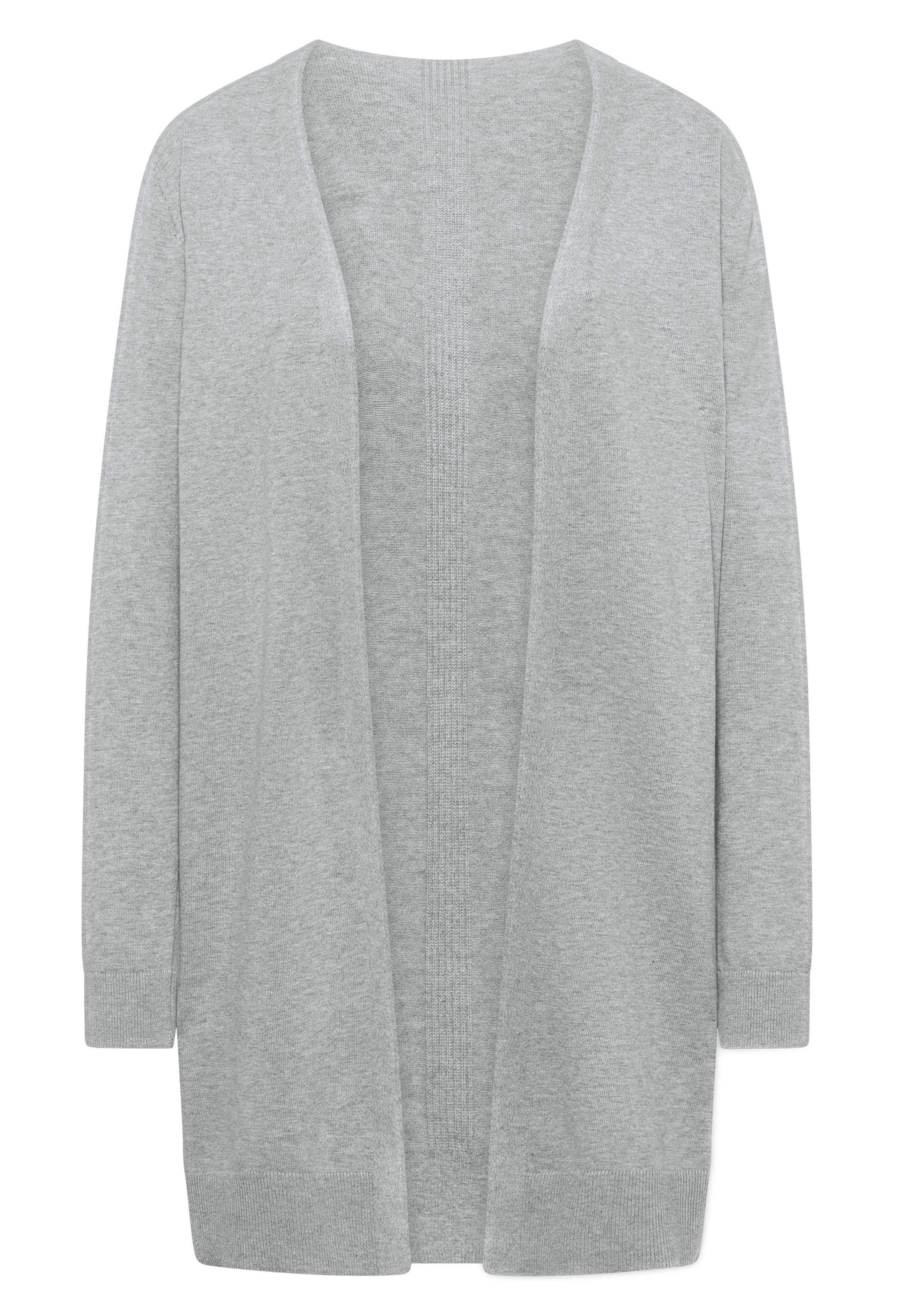 CECIL Knit Cardigan in Grey: front