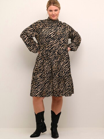 KAFFE CURVE Sukienka 'Kerry' w kolorze beżowy