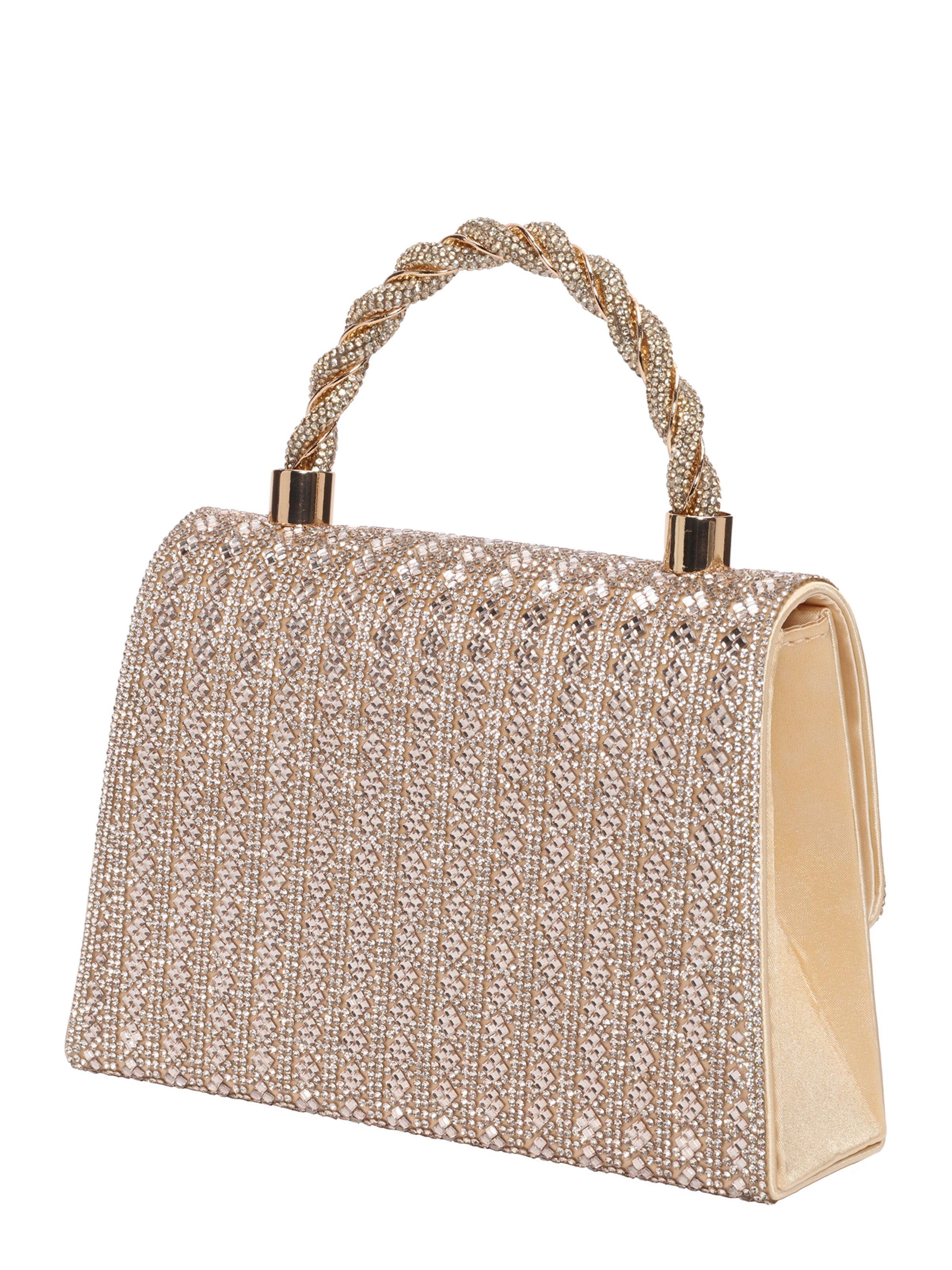 mascara Handbag in Gold