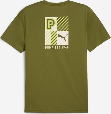 PUMA - Camisa funcionais 'Concept' em verde