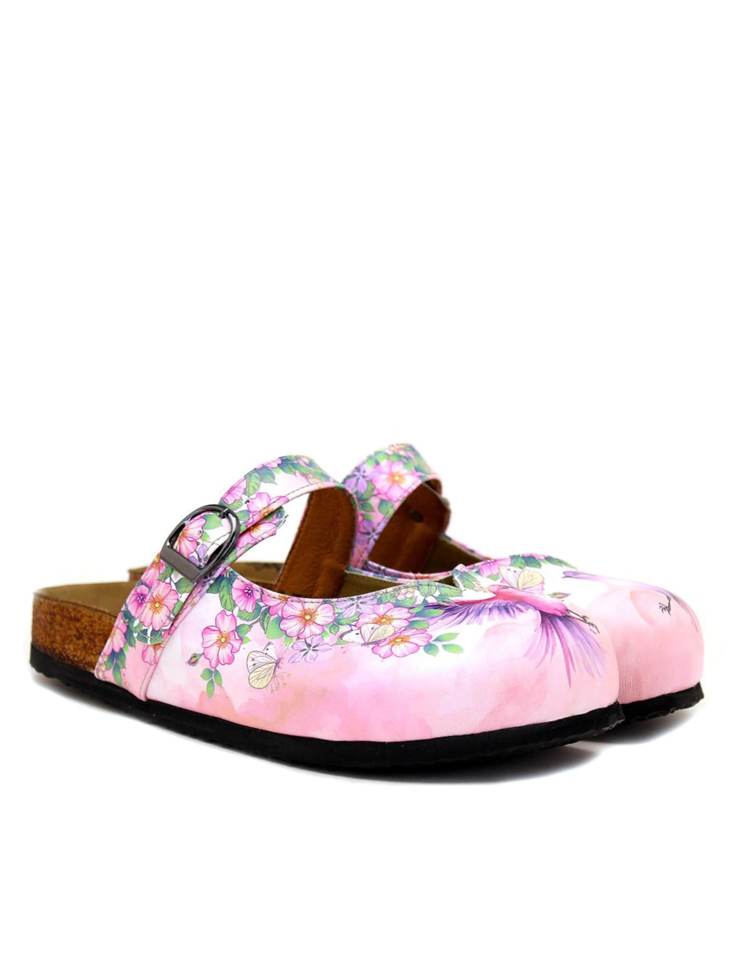 Goby Clogs 'Calceo'‌‌‌‌‌ in Pink