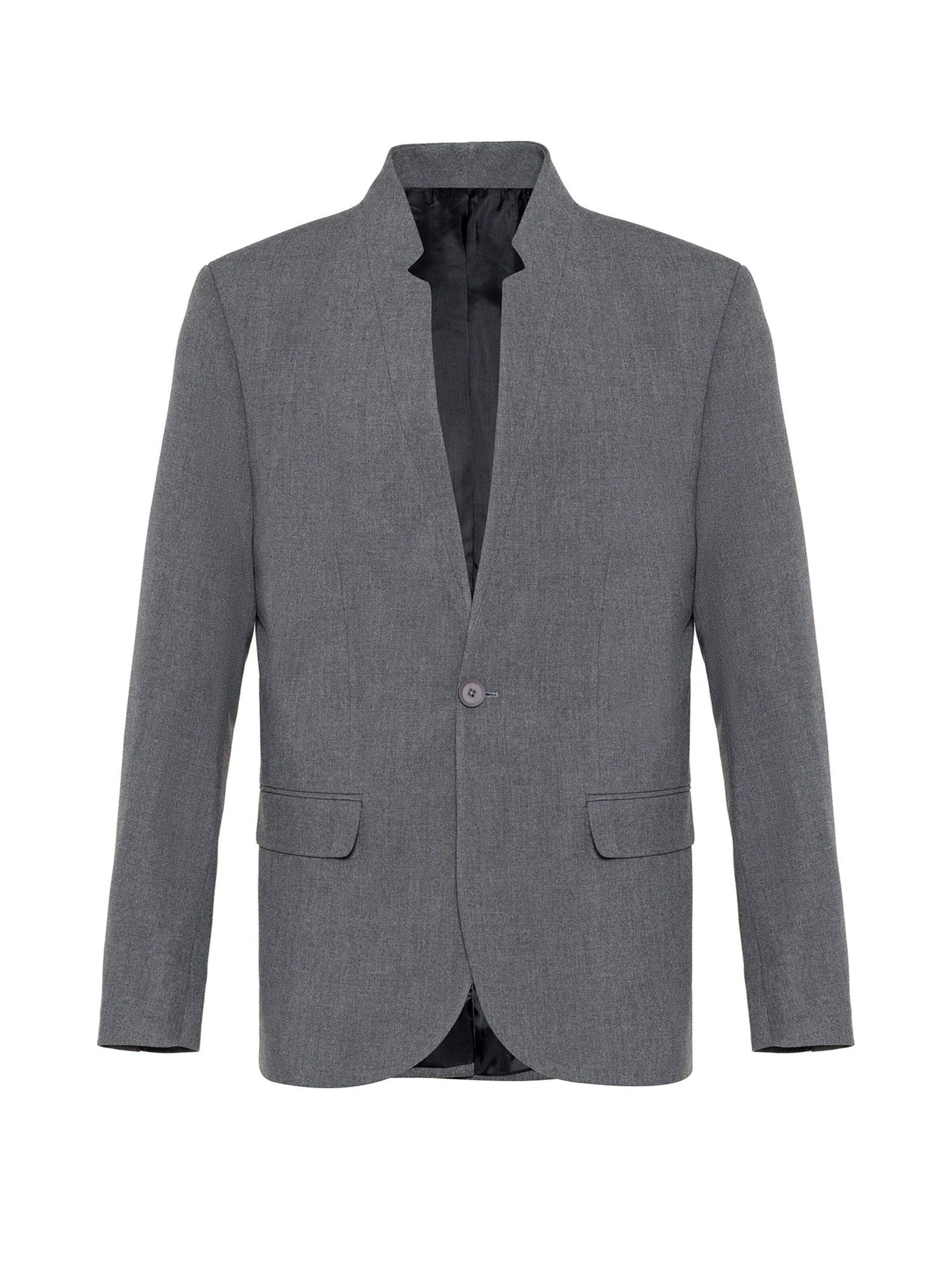 Antioch Слим Пиджак в Серый: спереди