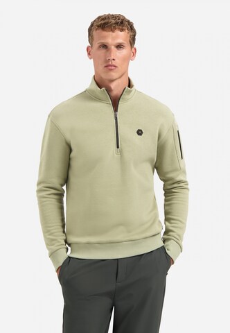 No Excess Sweatshirt in Groen: voorkant