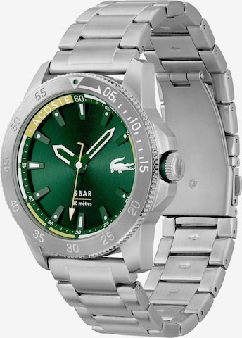 Montre à affichage analogique LACOSTE en argent : devant