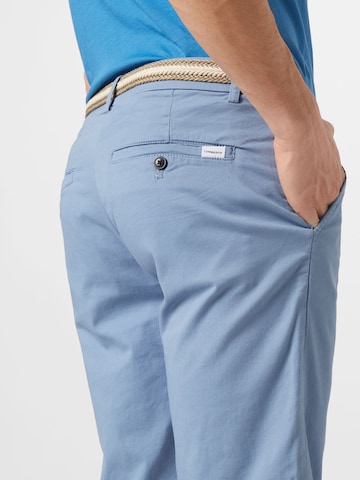 Coupe slim Pantalon chino Lindbergh en bleu