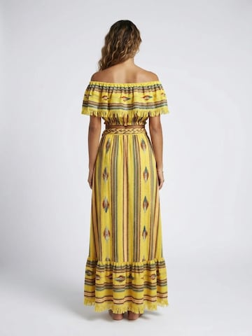 Miss June Blouse 'Caracas' in Geel