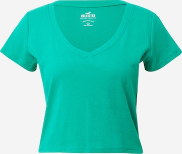 Maglietta di HOLLISTER in verde: frontale