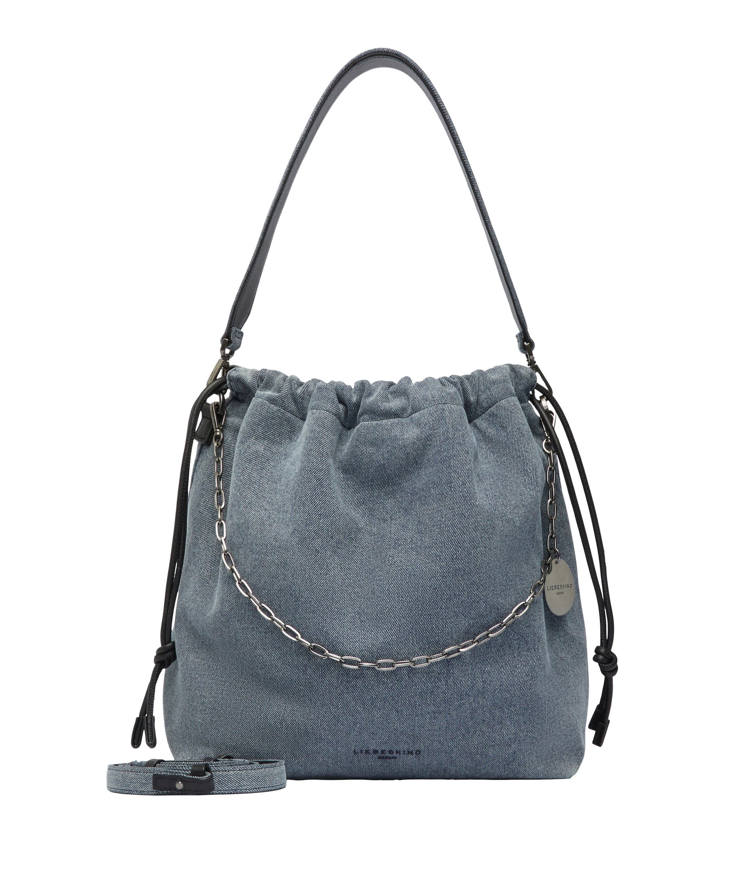 Liebeskind Berlin Hobo in Blau: Vorderseite