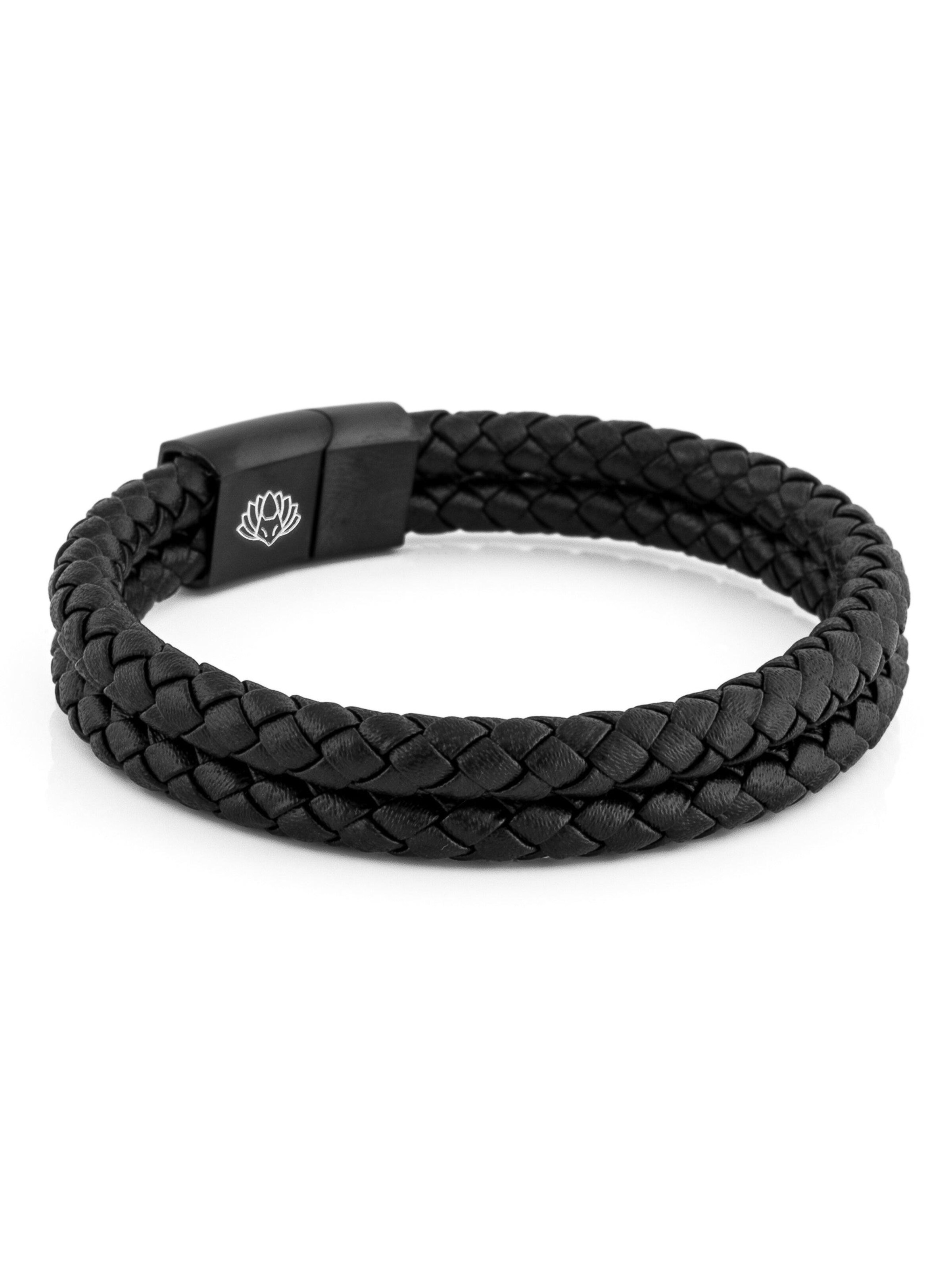 Akitsune Armband 'Simplicitas'‌‌‌ in Schwarz