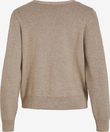 VILA Sweater 'RIL' in Brown