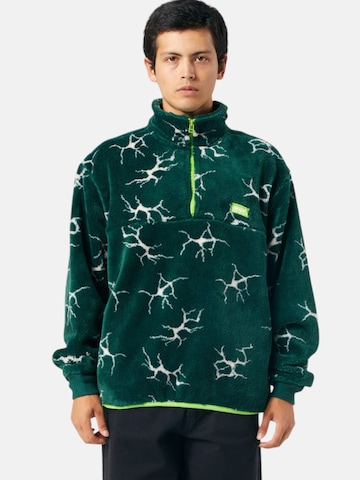 Pull-over 'Quake Sherpa' HUF en vert : devant