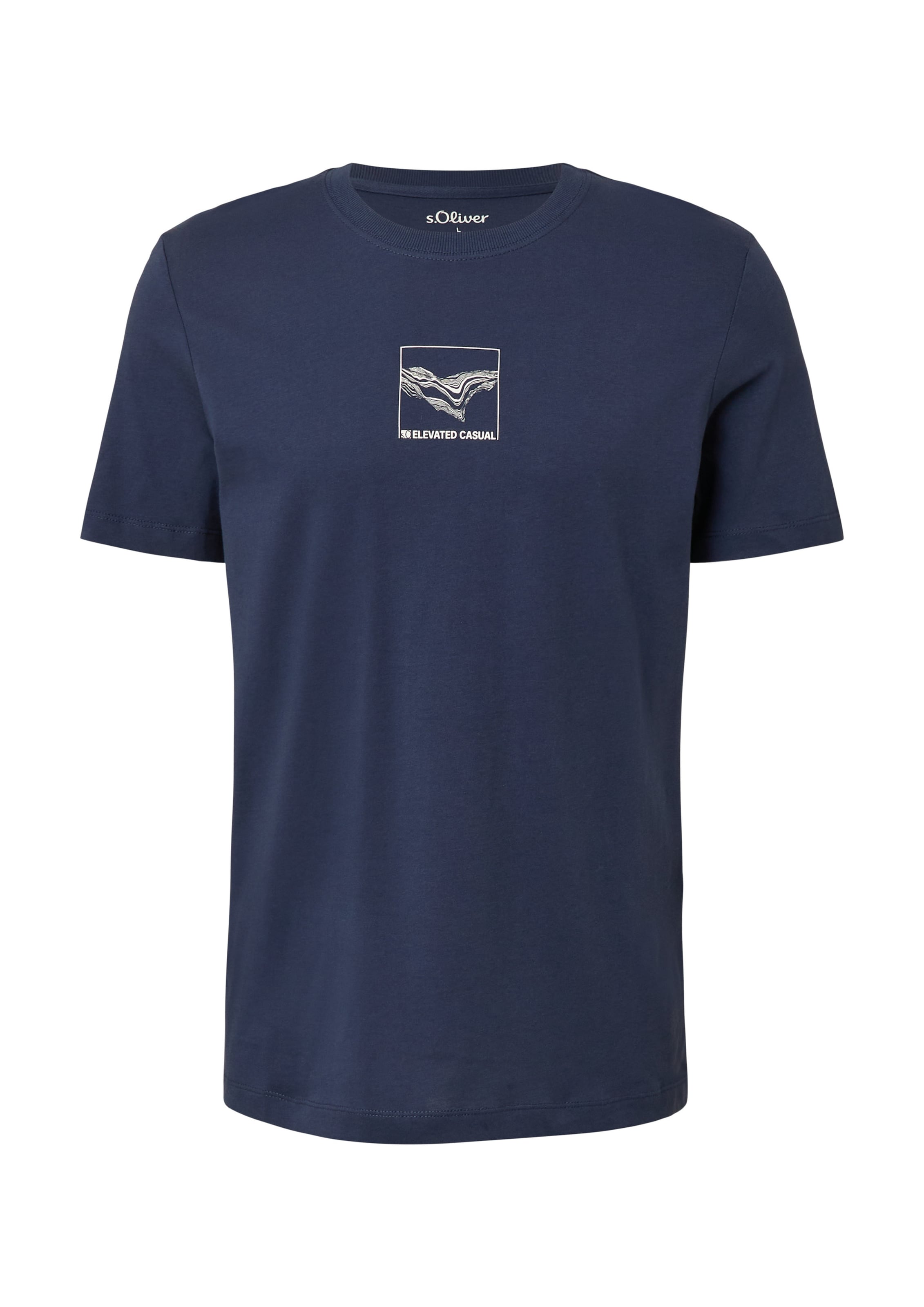 s.Oliver Μπλουζάκι σε μπλε: μπροστά