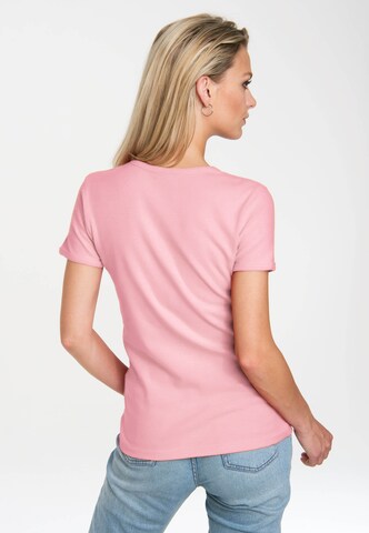 LOGOSHIRT Shirt 'Die Sendung mit der Maus' in Roze
