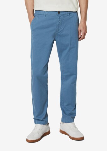 Effilé Pantalon chino 'Osby' Marc O'Polo en bleu : devant