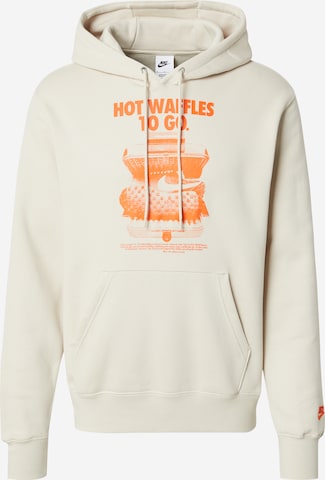 Nike Sportswear Свитшот 'CLUB' в Белый: спереди