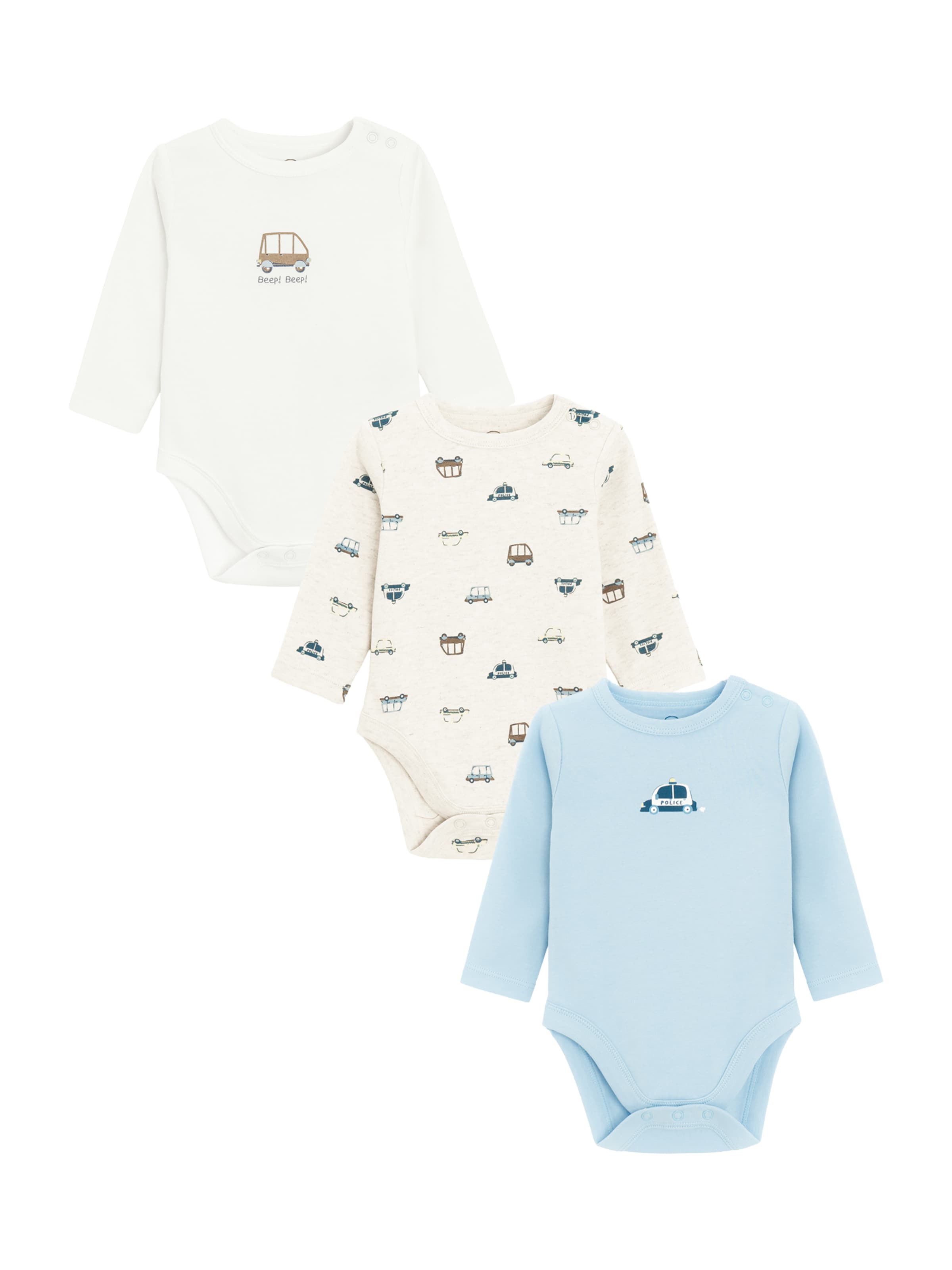 Cool Club Dupačky/body – mix barev: přední strana