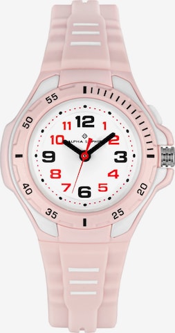 ALPHA SAPHIR Uhr in Pink: Vorderseite