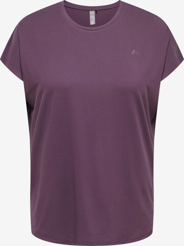 Only Play Curvy Shirt 'PAUBREE' in Lila: Vorderseite