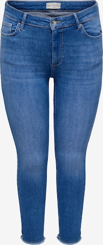 ONLY Carmakoma Skinny Farkut 'CARWILLY' värissä sininen: etupuoli