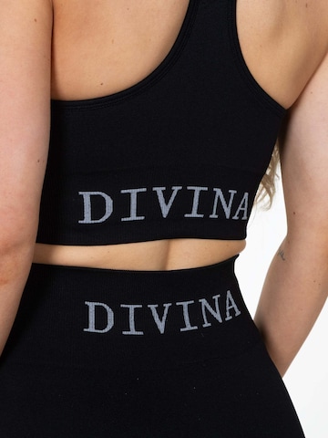 Skinny Pantaloni sportivi 'Signature' di Divina in nero