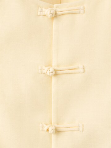 MANGO Weste 'LAGUNA' in Gelb