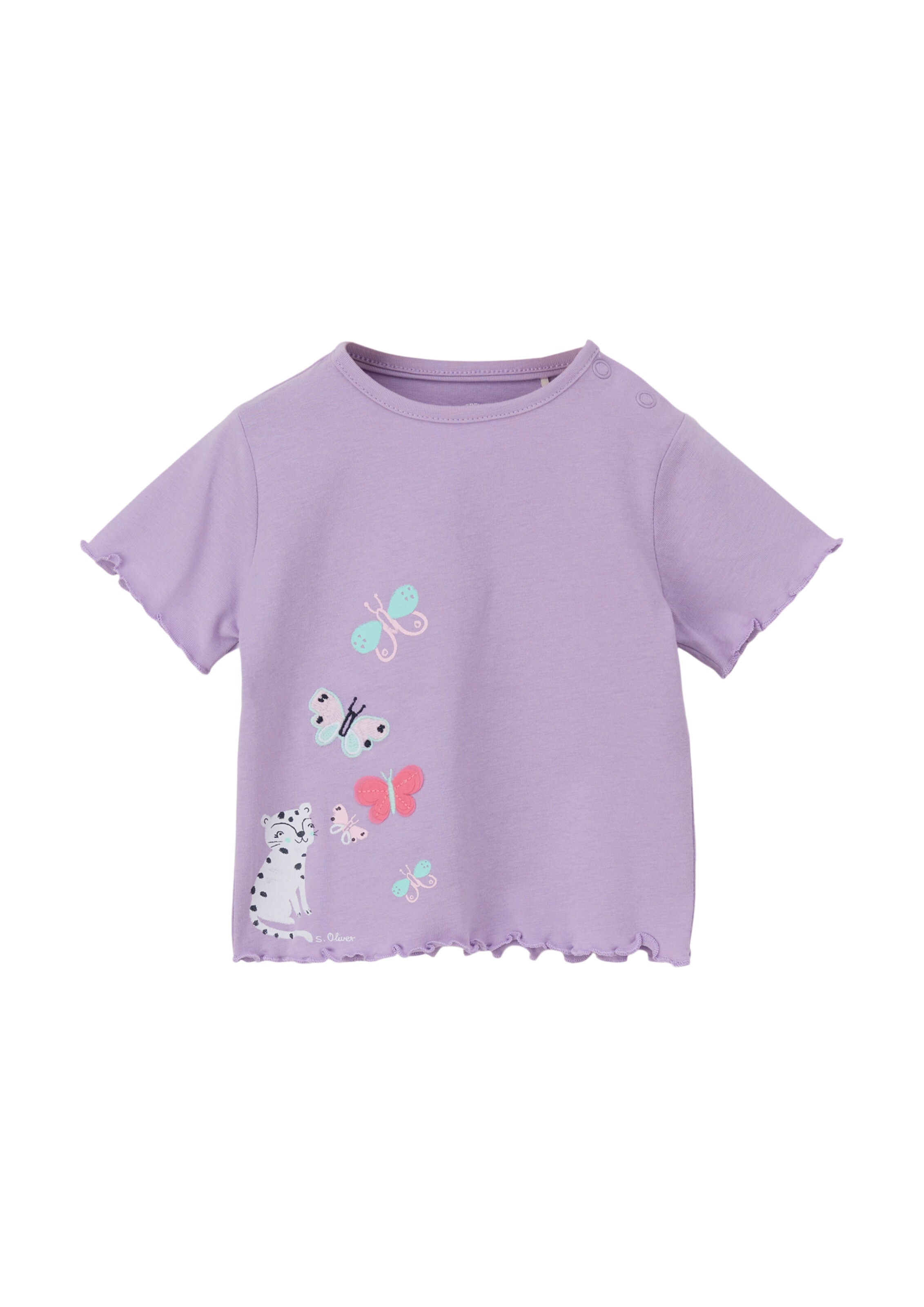 s.Oliver Koszulka w kolorze fioletowy: przód