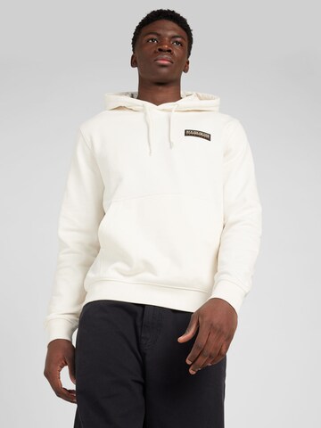 NAPAPIJRI Sweatshirt 'IAATO' in White: front