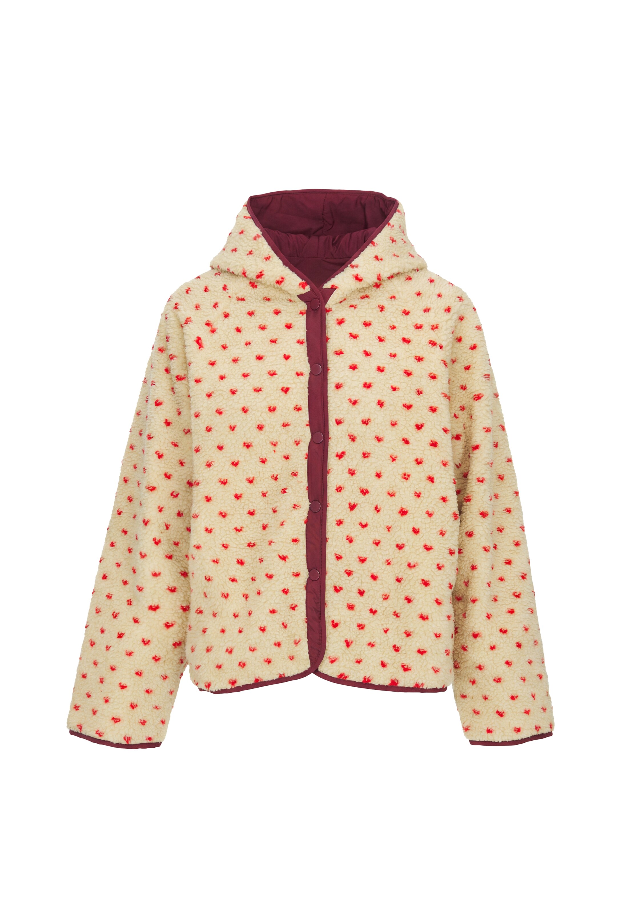 usha WHITE LABEL Chaqueta de entretiempo en S en amarillo / rojo, Vista del producto