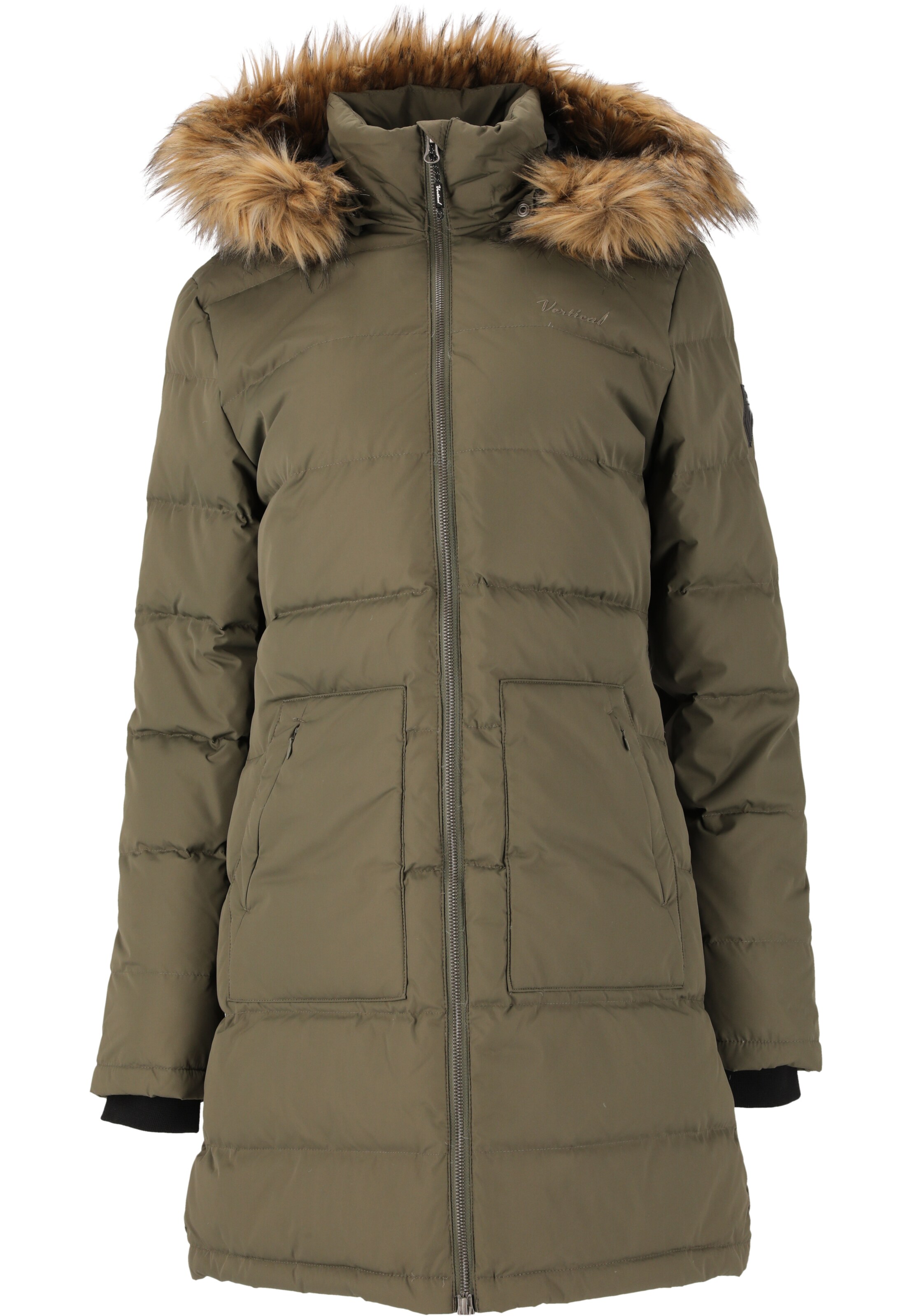 Vertical Between-season jacket 'Paran' in Green: front