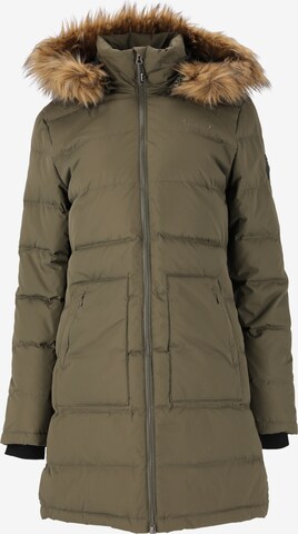 Vertical Between-Season Jacket 'Paran' in Green: front