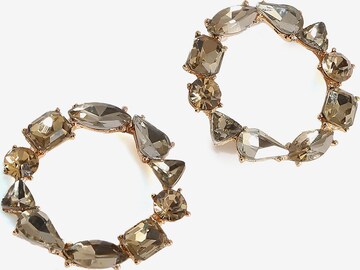 SOHI Earrings 'Veida' in Gold: front