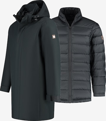 Travelin Outdoorjacke 'Hoyt' in Schwarz: Vorderseite